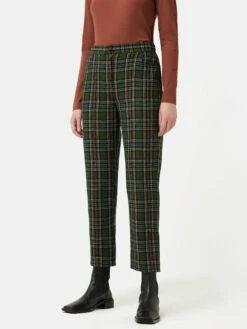 Nevis Tartan Check Trouser | Green
