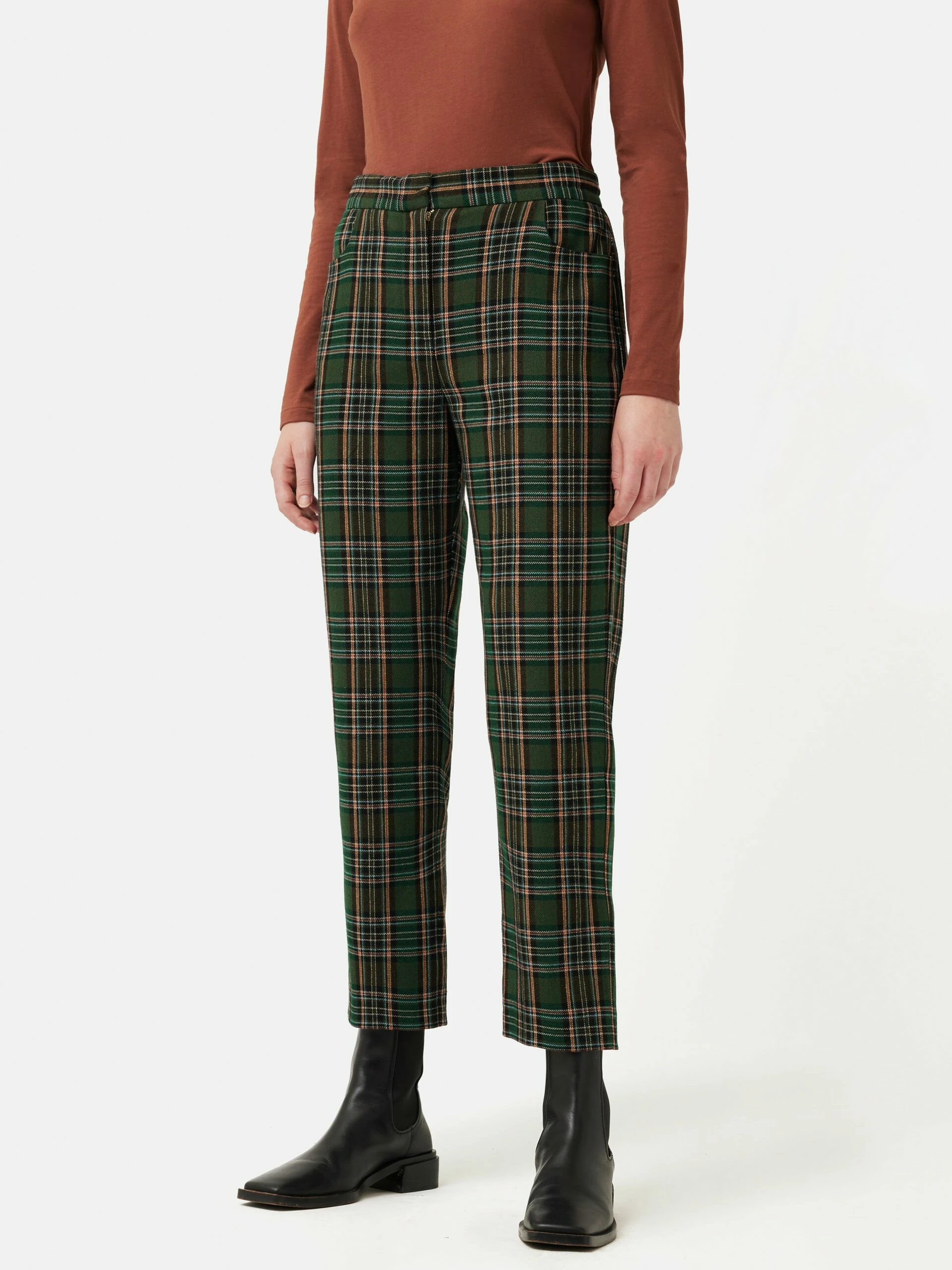 Nevis Tartan Check Trouser | Green 1 Nevis Tartan Check Trouser | Green