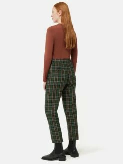 Nevis Tartan Check Trouser | Green 10 Nevis Tartan Check Trouser | Green -Jigsaw Shop J47720 GN000 5