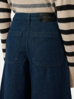 Denim Ankle Culotte | Indigo -Jigsaw Shop J47739 BL012 4