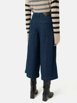 Denim Ankle Culotte | Indigo -Jigsaw Shop J47739 BL012 5