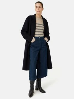 Denim Ankle Culotte | Indigo -Jigsaw Shop J47739 BL012 9