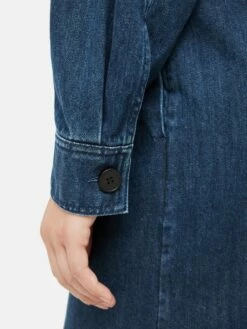 Denim Gathered Dress | Blue -Jigsaw Shop J47750 BL000 7