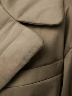 Freya Quilted Trench Coat | Khaki -Jigsaw Shop J47765 GN020 10