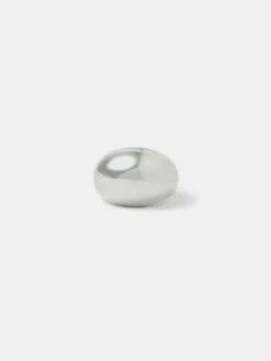 Chunky Dome Ring | Silver -Jigsaw Shop J47827 GY009 STILL 1