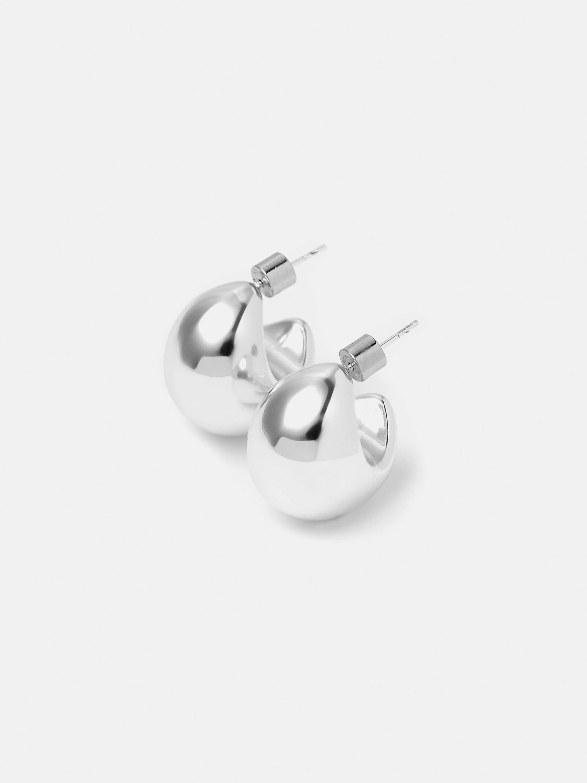 Chunky Dome Earring | Silver 1 Chunky Dome Earring | Silver