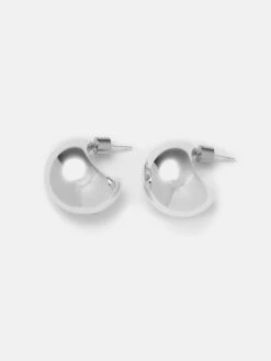 Chunky Dome Earring | Silver 7 Chunky Dome Earring | Silver -Jigsaw Shop J47828 GY009 STILL 4