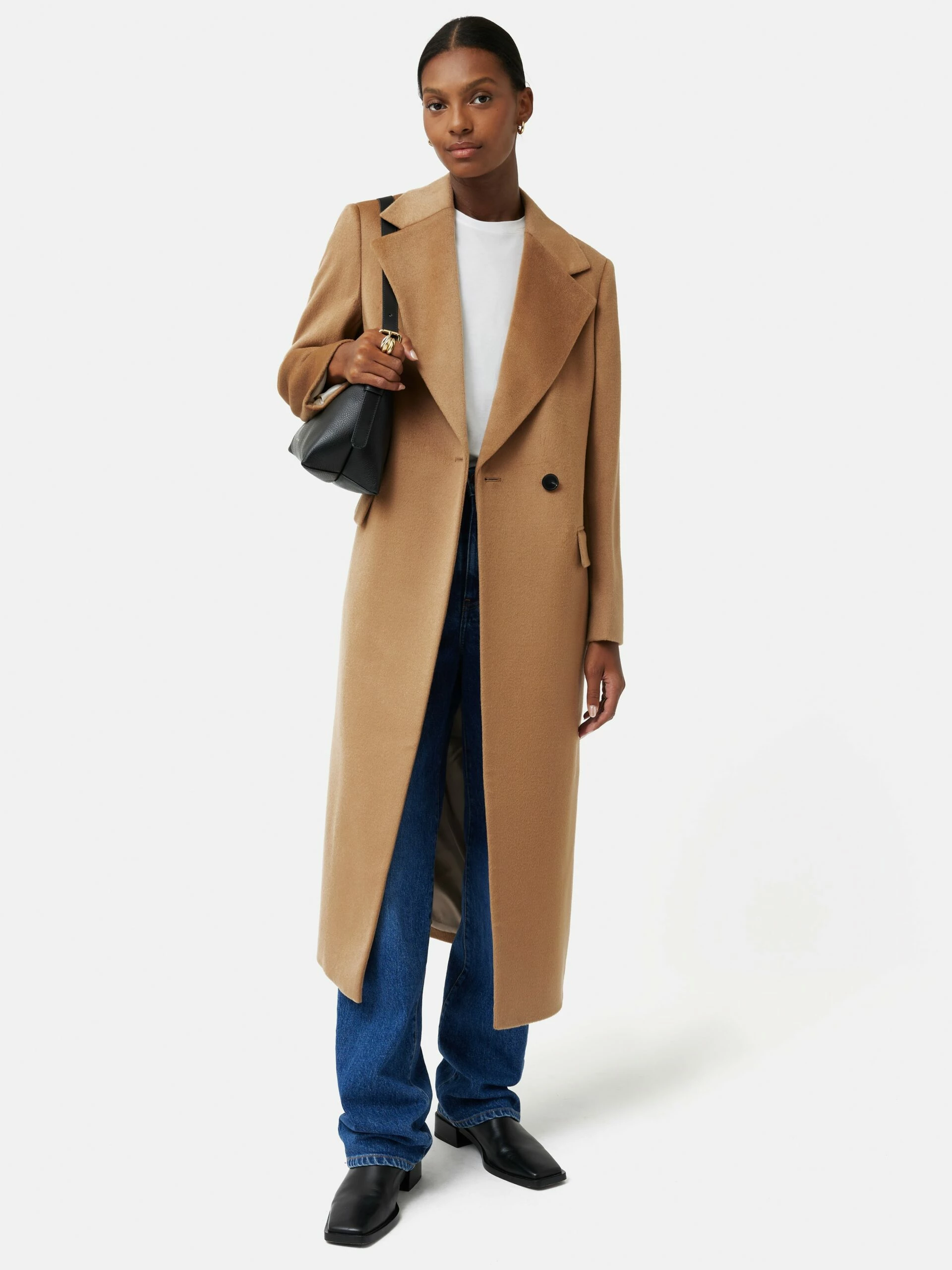 Wool Maxi City Coat | Camel 1 Wool Maxi City Coat | Camel