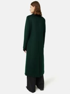 Wool Maxi City Coat | Green -Jigsaw Shop J47857 GN000 5
