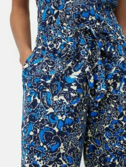 Sketch Floral Cami Cropped Pyjamas | Blue 12 Sketch Floral Cami Cropped Pyjamas | Blue -Jigsaw Shop J47859 BL000 7