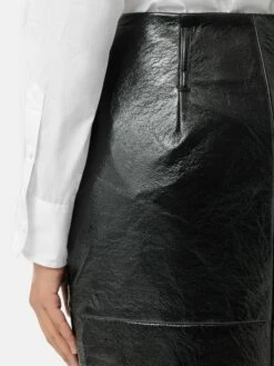 Patent Pencil Skirt | Black -Jigsaw Shop J47896 BK000 1