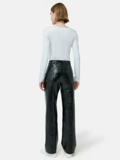 Patent Hatton Trouser | Black 8 Patent Hatton Trouser | Black -Jigsaw Shop J47923 BK000 5