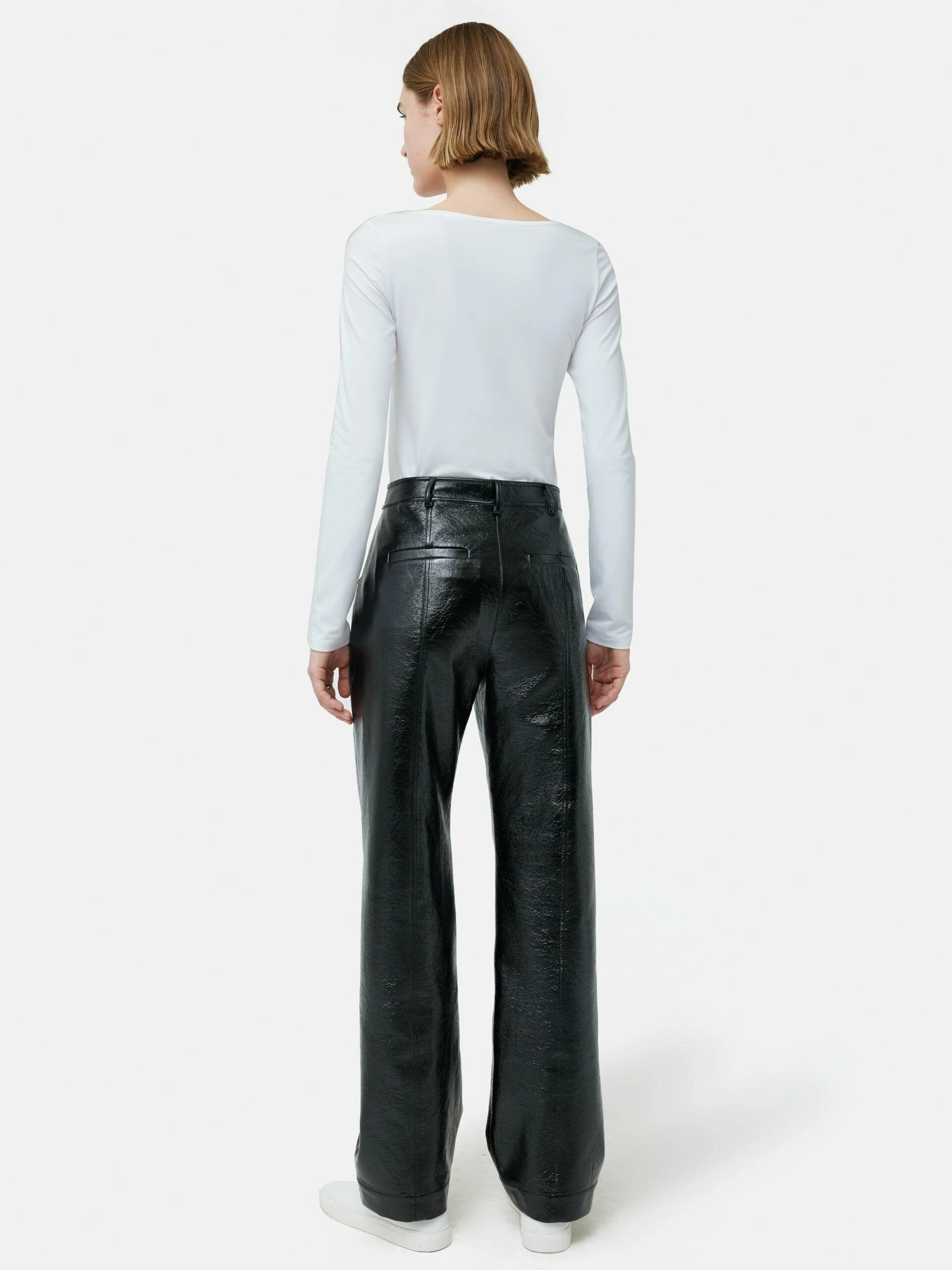 Patent Hatton Trouser | Black 3 Patent Hatton Trouser | Black - Image 3