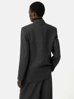 Tatton Italian Wool Pinstripe Blazer | Grey -Jigsaw Shop J47931 GY000 5