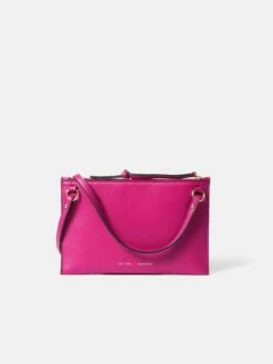 Ivy Calf Hair Cross Body Pouch | Pink -Jigsaw Shop J47934 PI000 STILL 5 1