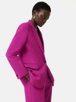 Crosshatch Knox Blazer | Pink -Jigsaw Shop J47935 PI000 3