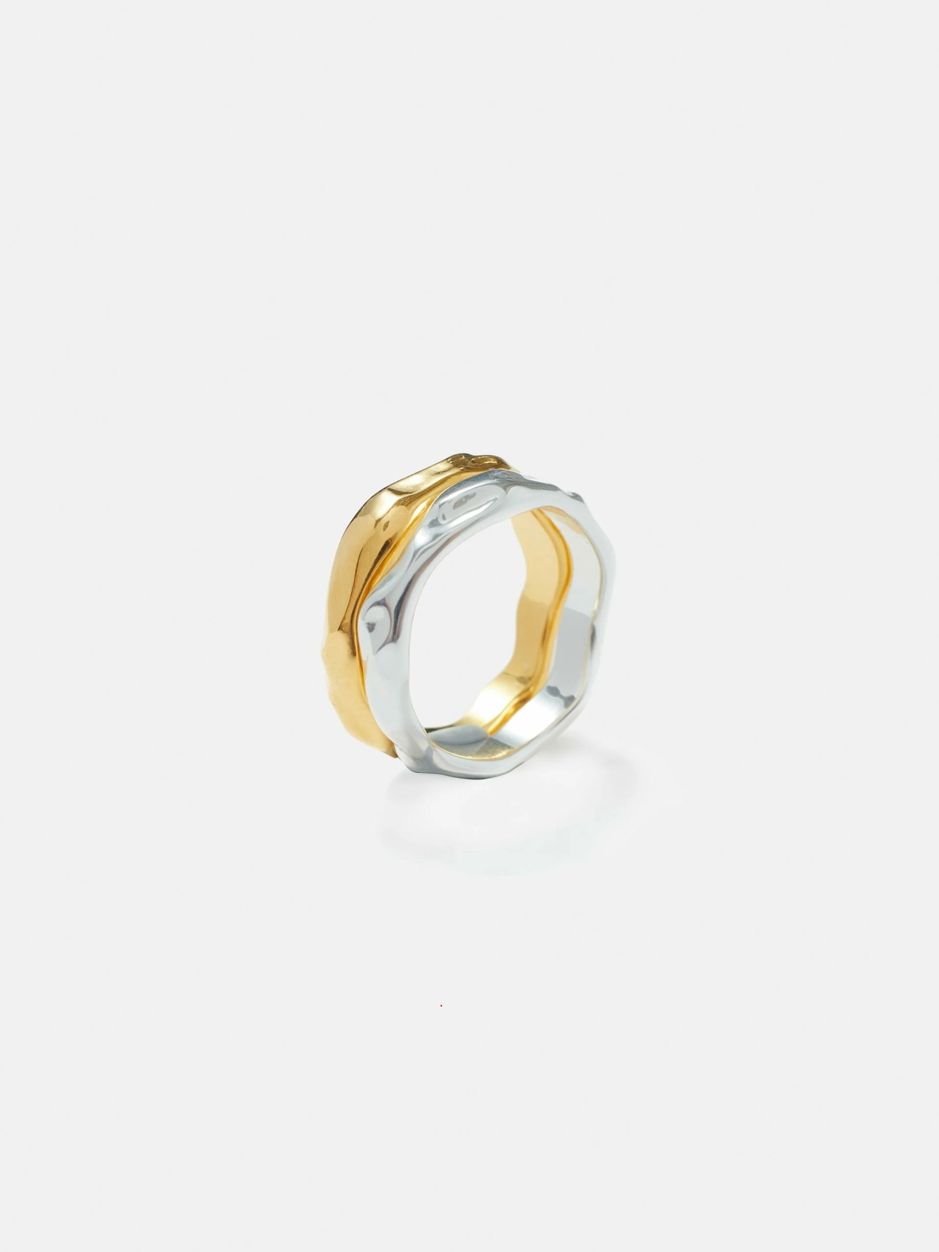 Mixed Metal Ring Set | Gold 1 Mixed Metal Ring Set | Gold