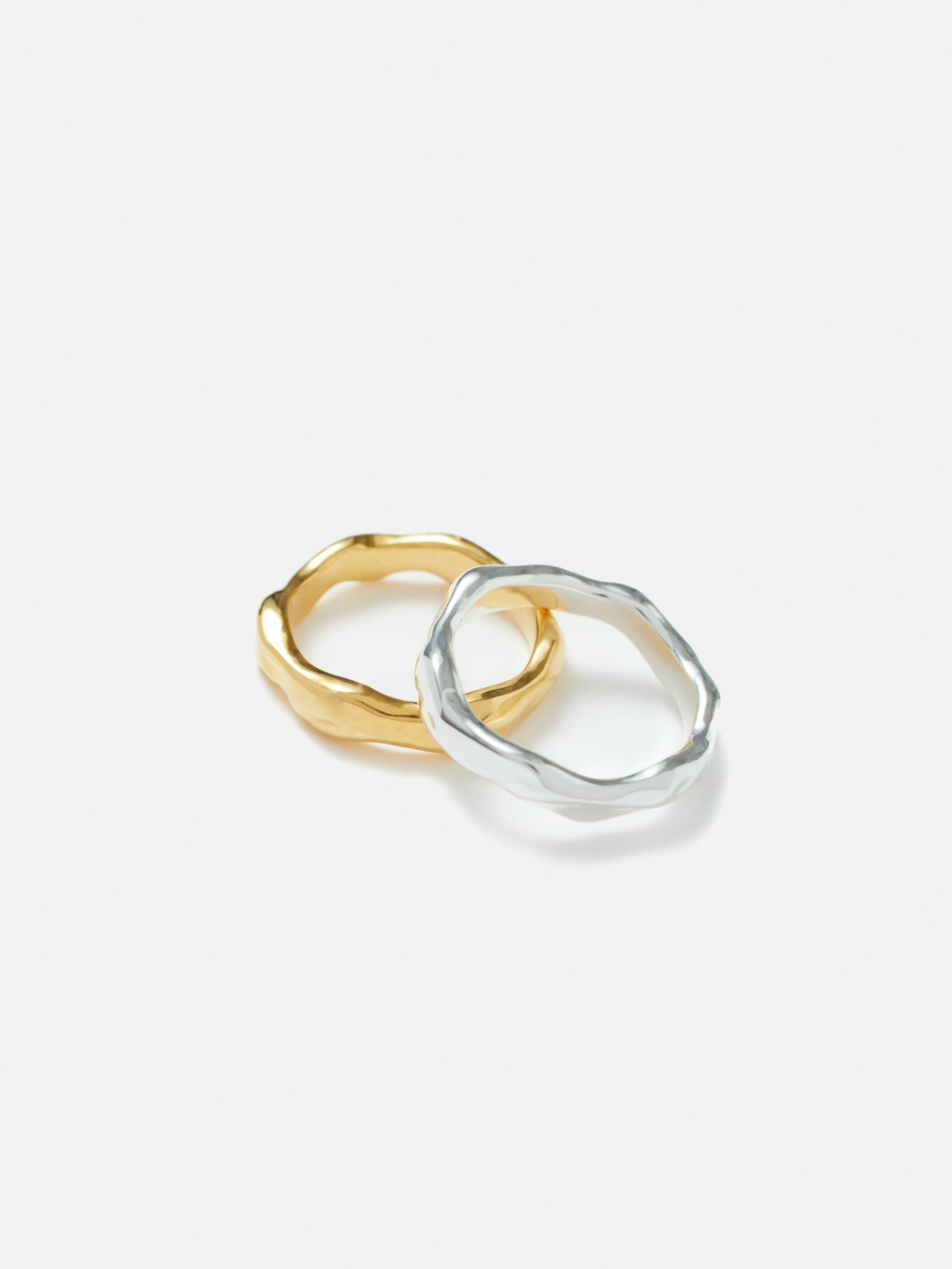 Mixed Metal Ring Set | Gold 2 Mixed Metal Ring Set | Gold - Image 2