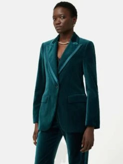 Velvet Ashby Blazer | Teal