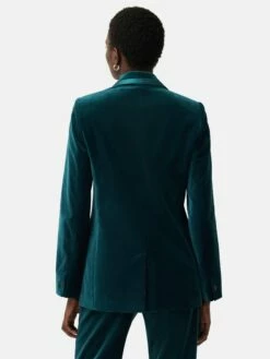Velvet Ashby Blazer | Teal -Jigsaw Shop J48000 BL026 5