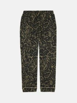 Floral Outline Pyjama | Black 17 Floral Outline Pyjama | Black -Jigsaw Shop J48002 BK000 STILL 10