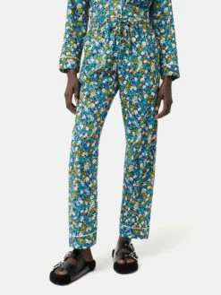 Vintage Floral Pyjama | Blue 14 Vintage Floral Pyjama | Blue -Jigsaw Shop J48004 BL000 5