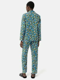 Vintage Floral Pyjama | Blue 15 Vintage Floral Pyjama | Blue -Jigsaw Shop J48004 BL000 6