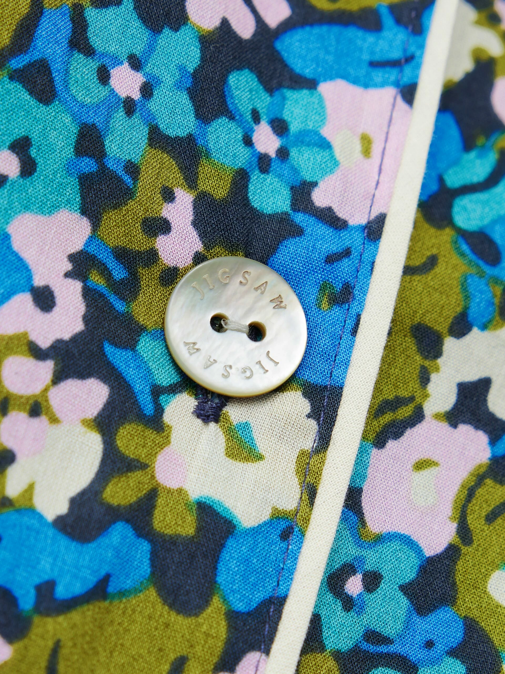 Vintage Floral Pyjama | Blue 7 Vintage Floral Pyjama | Blue - Image 7