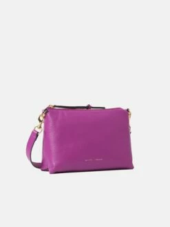 Ava Pebble Leather Crossbody | Purple Orchid -Jigsaw Shop J48053 PU078 STILL 3 1