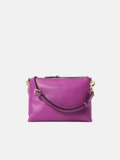 Ava Pebble Leather Crossbody | Purple Orchid -Jigsaw Shop J48053 PU078 STILL 5