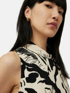 Mixed Metal Hoop Earring | Multi 7 Mixed Metal Hoop Earring | Multi -Jigsaw Shop J48071 AS011 2