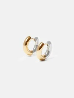 Mixed Metal Hoop Earring | Multi 6 Mixed Metal Hoop Earring | Multi -Jigsaw Shop J48071 AS011 STILL 0
