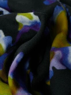 Haze Floral Wool Silk Scarf | Blue -Jigsaw Shop J48082 BL000 STILL 1