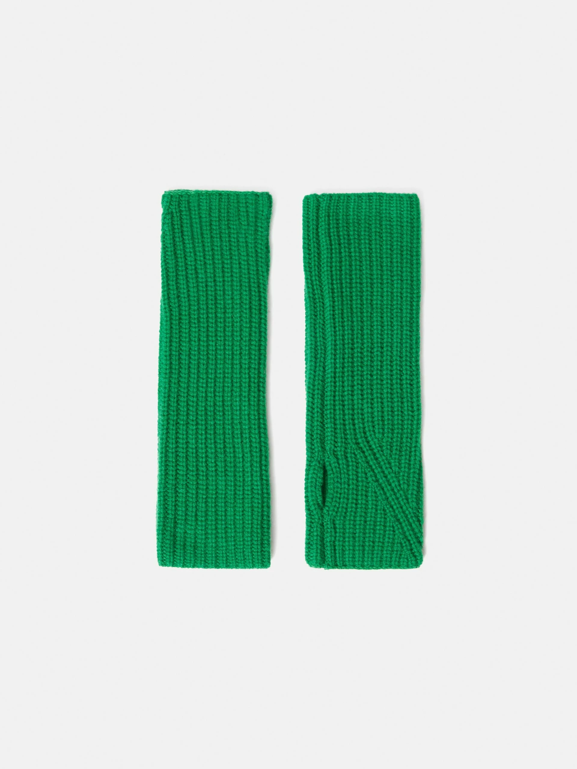 Wool Cashmere Mittens | Green 1 Wool Cashmere Mittens | Green