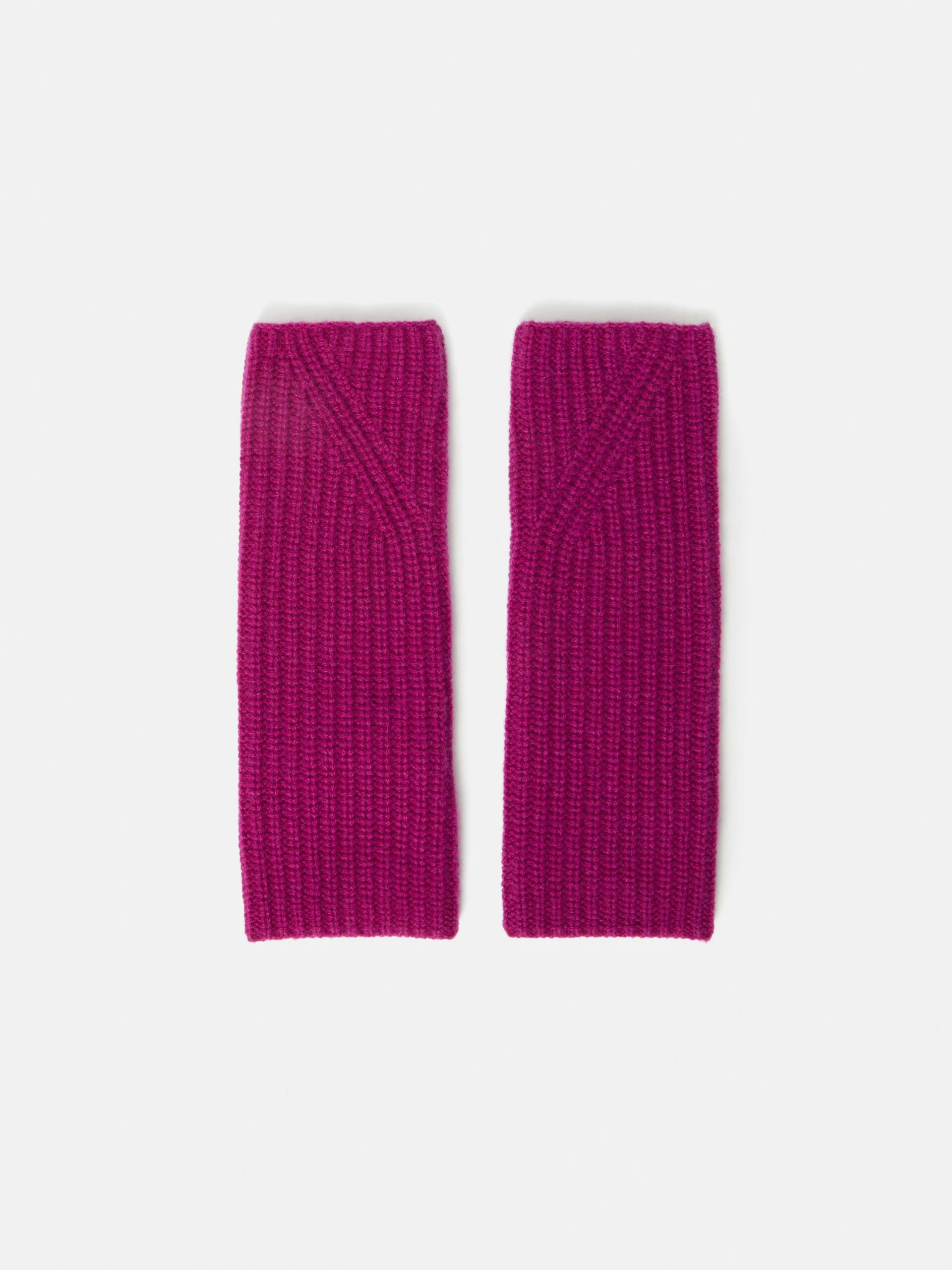 Wool Cashmere Mittens | Raspberry 3 Wool Cashmere Mittens | Raspberry - Image 3
