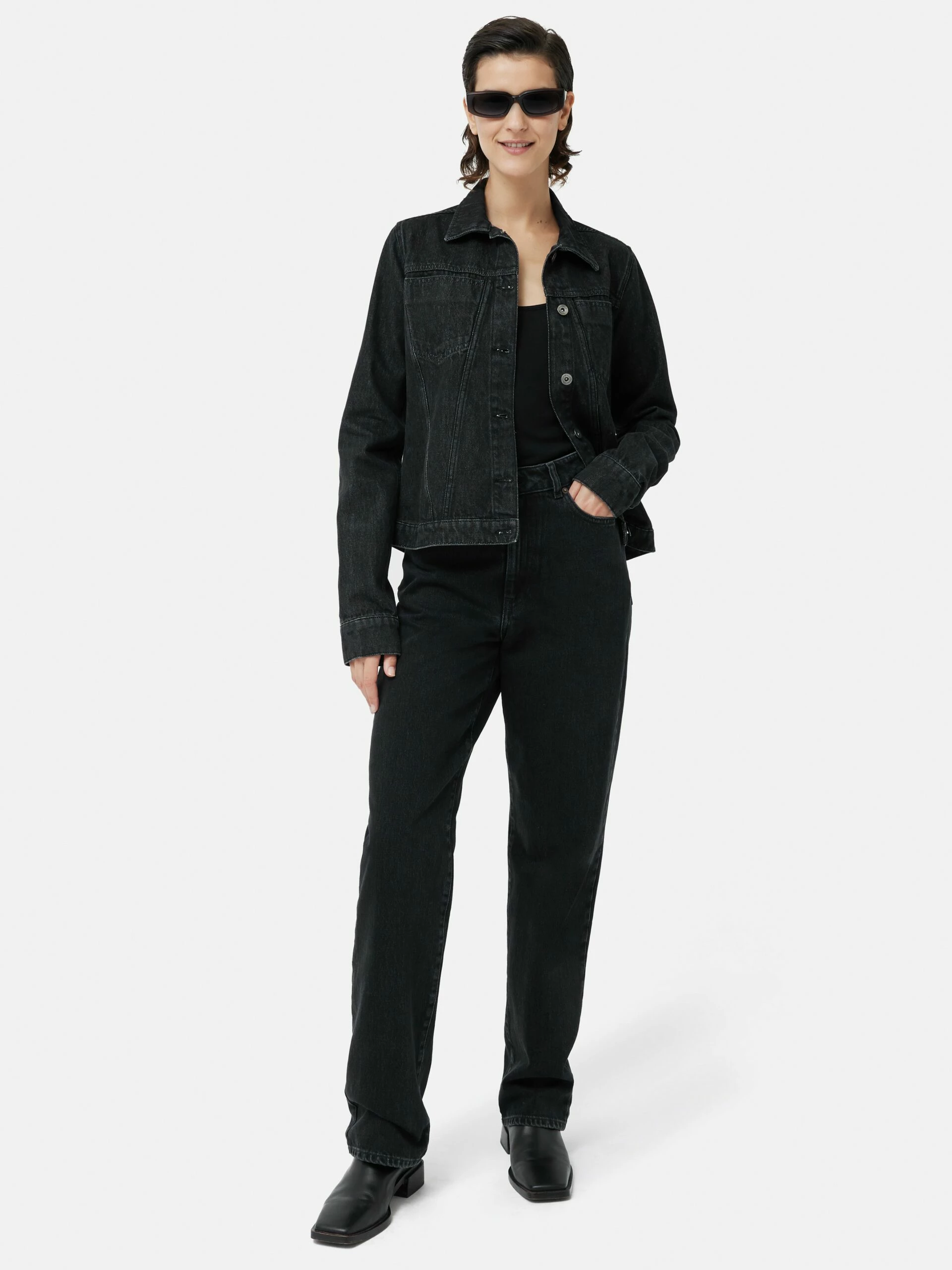 Regent Straight Leg Jean | Washed Black 4 Regent Straight Leg Jean | Washed Black - Image 4
