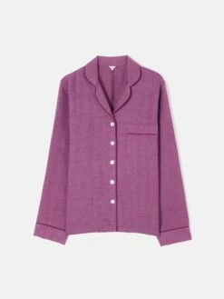 Herringbone Pyjamas | Purple 17 Herringbone Pyjamas | Purple -Jigsaw Shop J48103 PU000 10