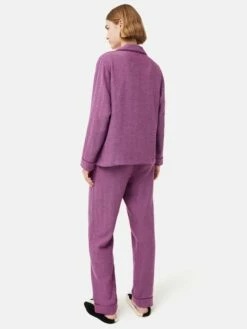 Herringbone Pyjamas | Purple 15 Herringbone Pyjamas | Purple -Jigsaw Shop J48103 PU000 6