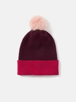 Faux Fur Pom Hat | Multi
