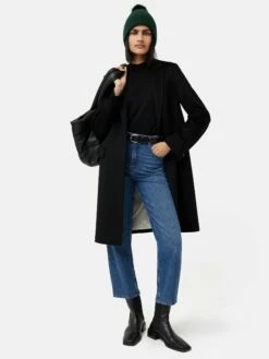 Faux Fur Pom Hat | Green -Jigsaw Shop J48106 GN000 5