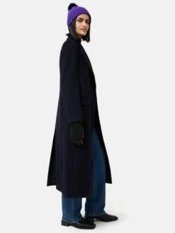 Faux Fur Pom Hat | Purple -Jigsaw Shop J48106 PU000 5