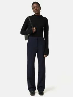 Crosshatch Mason Trouser | Navy -Jigsaw Shop J48107 BL010 0