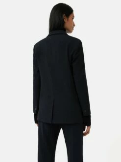 Crosshatch Knox Blazer | Navy -Jigsaw Shop J48108 BL010 5