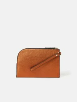 Sophia Metallic Leather Pouch | Copper -Jigsaw Shop J48117 BR011 STILL 5