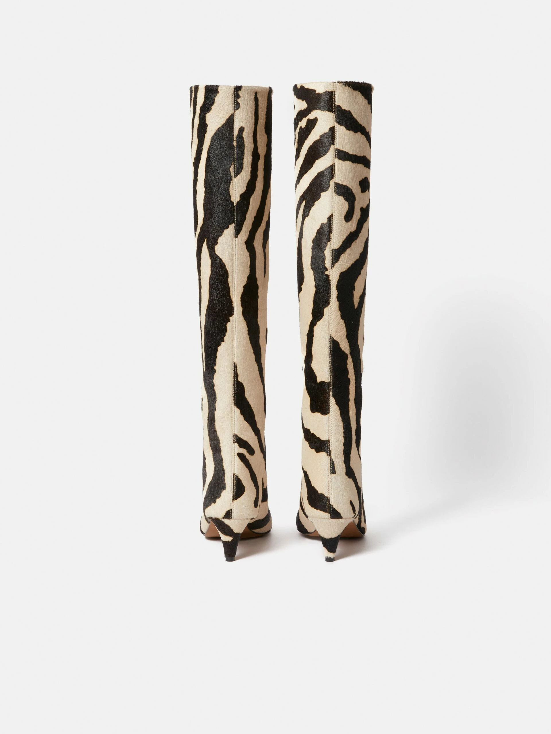 Zebra Bobby Knee High Boot | Zebra 4 Zebra Bobby Knee High Boot | Zebra - Image 4