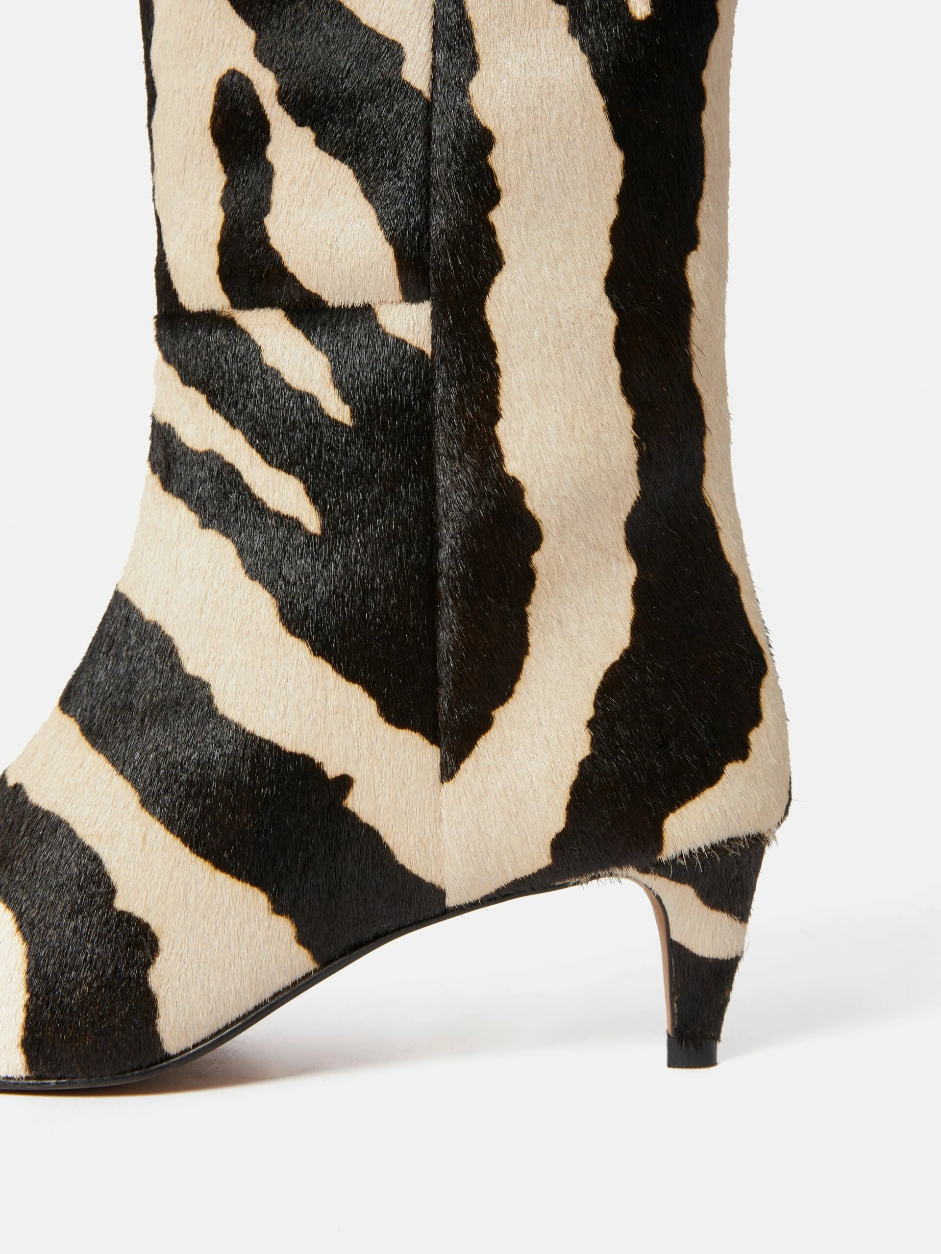 Zebra Bobby Knee High Boot | Zebra 5 Zebra Bobby Knee High Boot | Zebra - Image 5