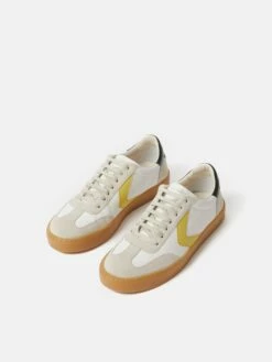 Portland Vintage Classic Trainer | White -Jigsaw Shop J48314 WH000 STILL 3
