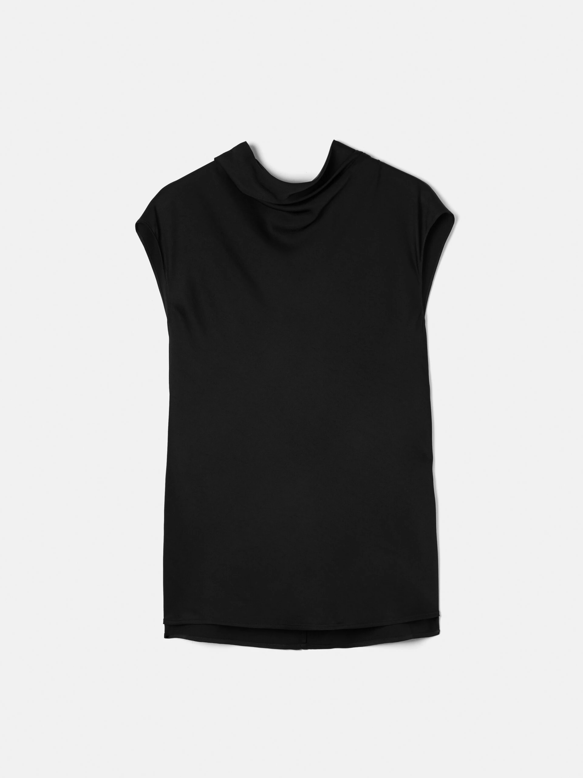 Satin Cowl Neck Top | Black 8 Satin Cowl Neck Top | Black - Image 8
