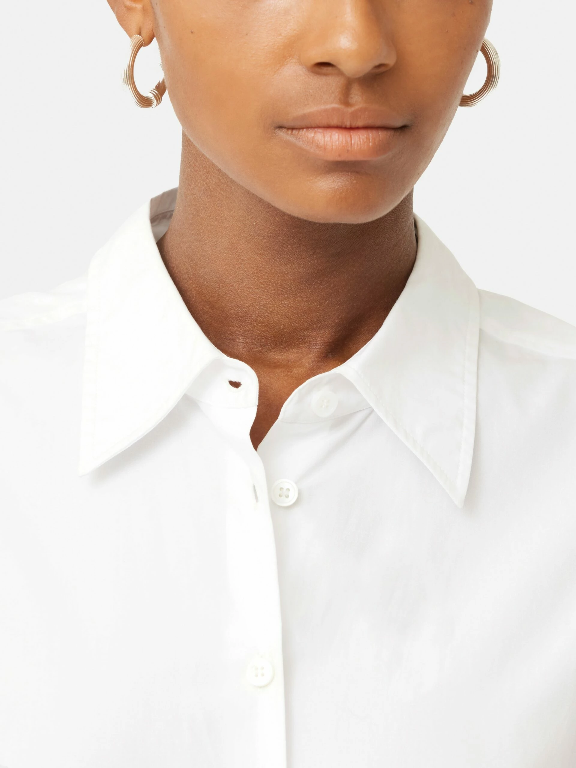Cotton Poplin Shirt | White 2 Cotton Poplin Shirt | White - Image 2