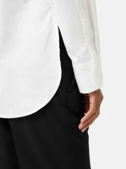Cotton Poplin Shirt | White 11 Cotton Poplin Shirt | White -Jigsaw Shop J48382 WH000 4